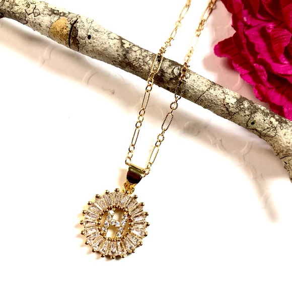 Initial H Necklace, Letter H, Personalized H, Boho - Picture 3 of 9